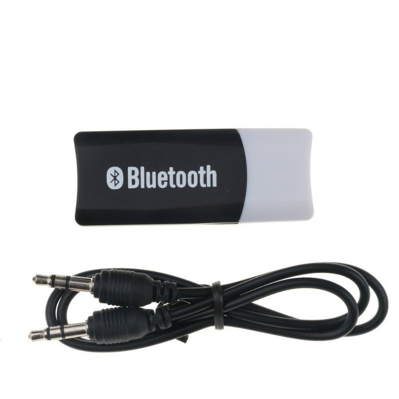 Kebidu Wireless Bluetooth 5.0 USB Receiver Adapter Dongle Car Speaker ZF169 Black Grab Medan