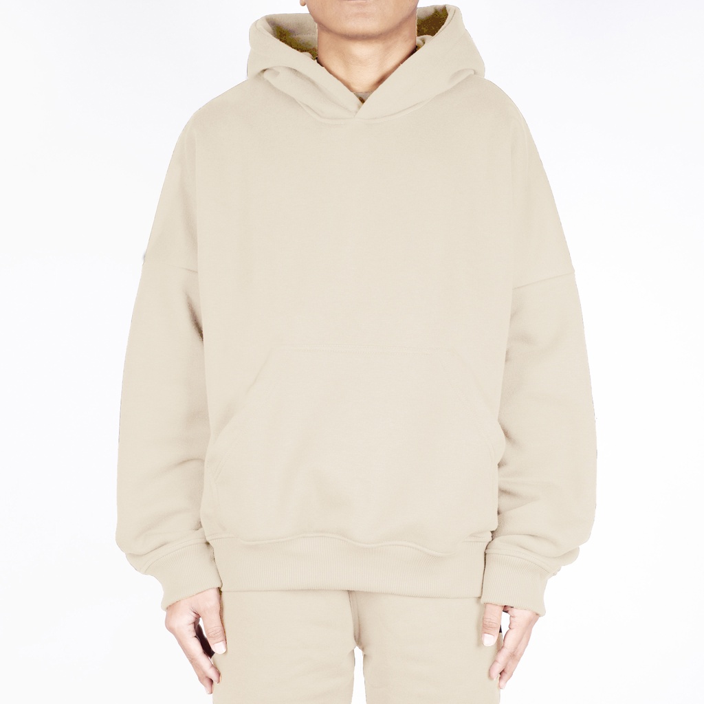 Oversized Boxy Hoodie Ivory