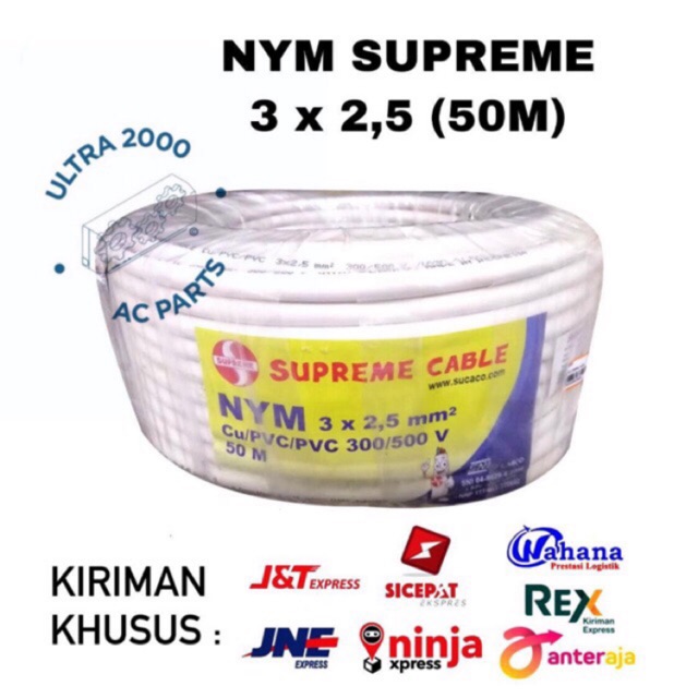 KABEL NYM SUPREME 3 x 2,5 (50mtr)