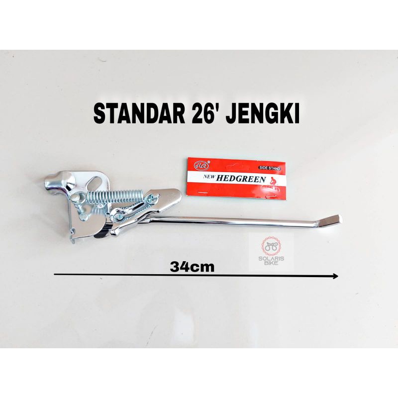 Standar Jagang Kickstand Sepeda 26 Jengki Chrome