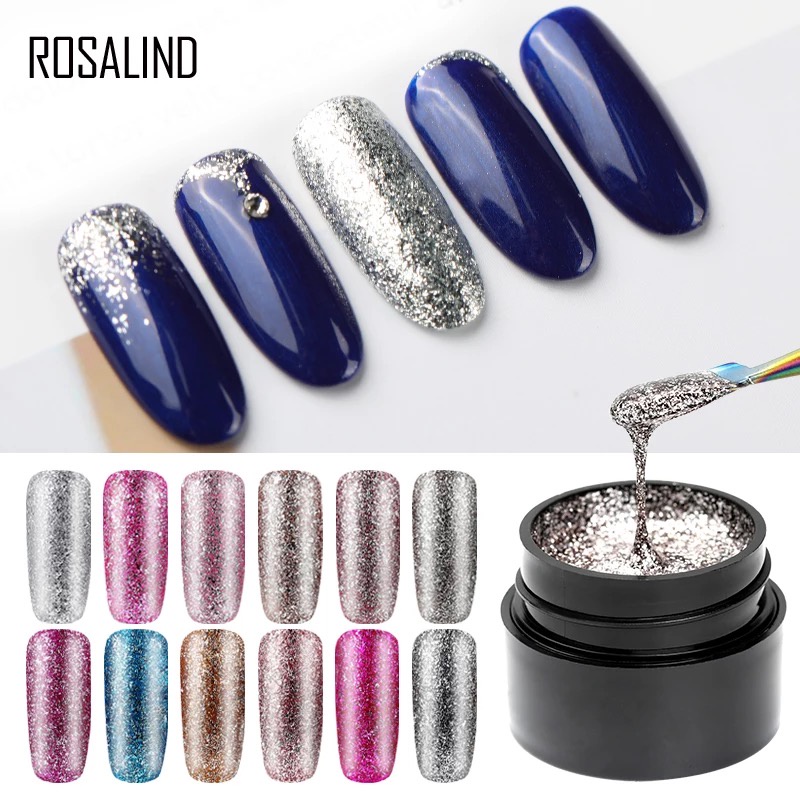 ROSALIND JAR GLITTER KODE A401 - A404 - KUTEK GEL