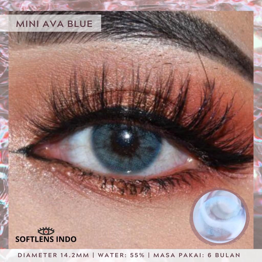 

Softlens kitty kawaii mini ava blue/ biru