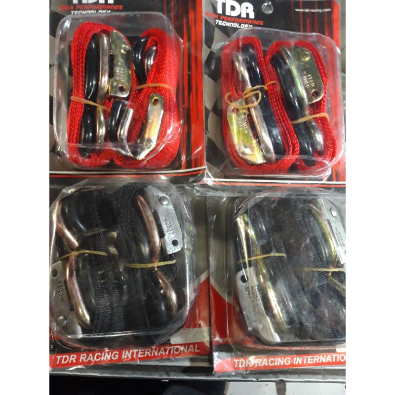 TIE DOWN TDR ORIGINAL STRIP MERAH STRIP HITAM - TIE DOWN TRAIL -TIE DOWN DRAG