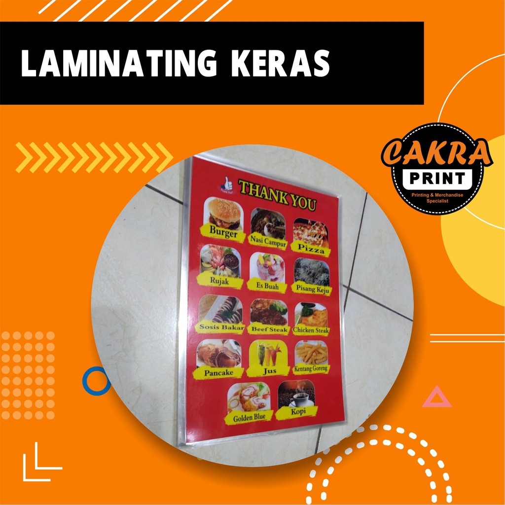 

Laminasi Keras Ukuran A4/F4