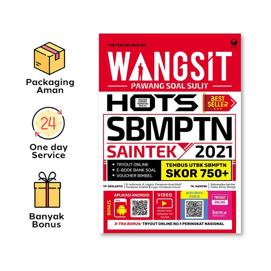 Wangsit (Pawang Soal Sulit) Hots Utbk Sbmptn Saintek 2021 (Grasindo)