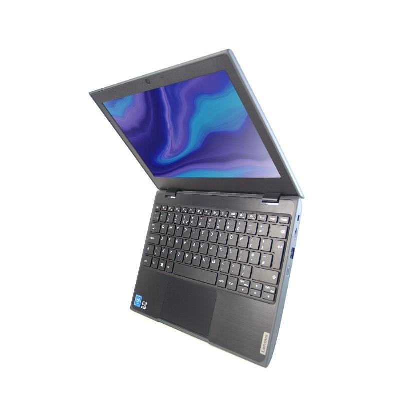 LENOVO WINBOOK 100E WINDOWS 10 - BLACK - 11.6&quot; HD - INTEL HD GRAPHICS - 64 GB EMMC - RAM 4 GB DDR4 - CELERON N4020 - FREE SOFTCASE EXCLUSIVE - TEKNO KITA