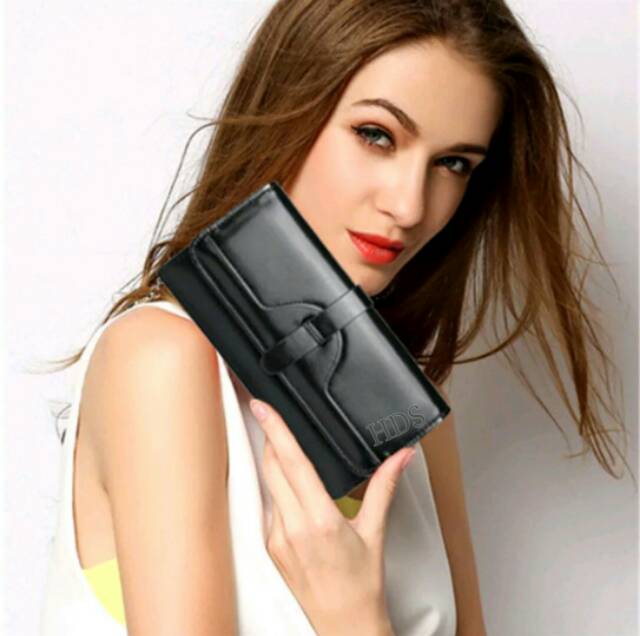 Lidah sabuk panjang / Dompet polos murah /dompet korea /fashion wanita /dompet murah