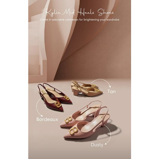 Kylie Mid Heels by Buttonscarves