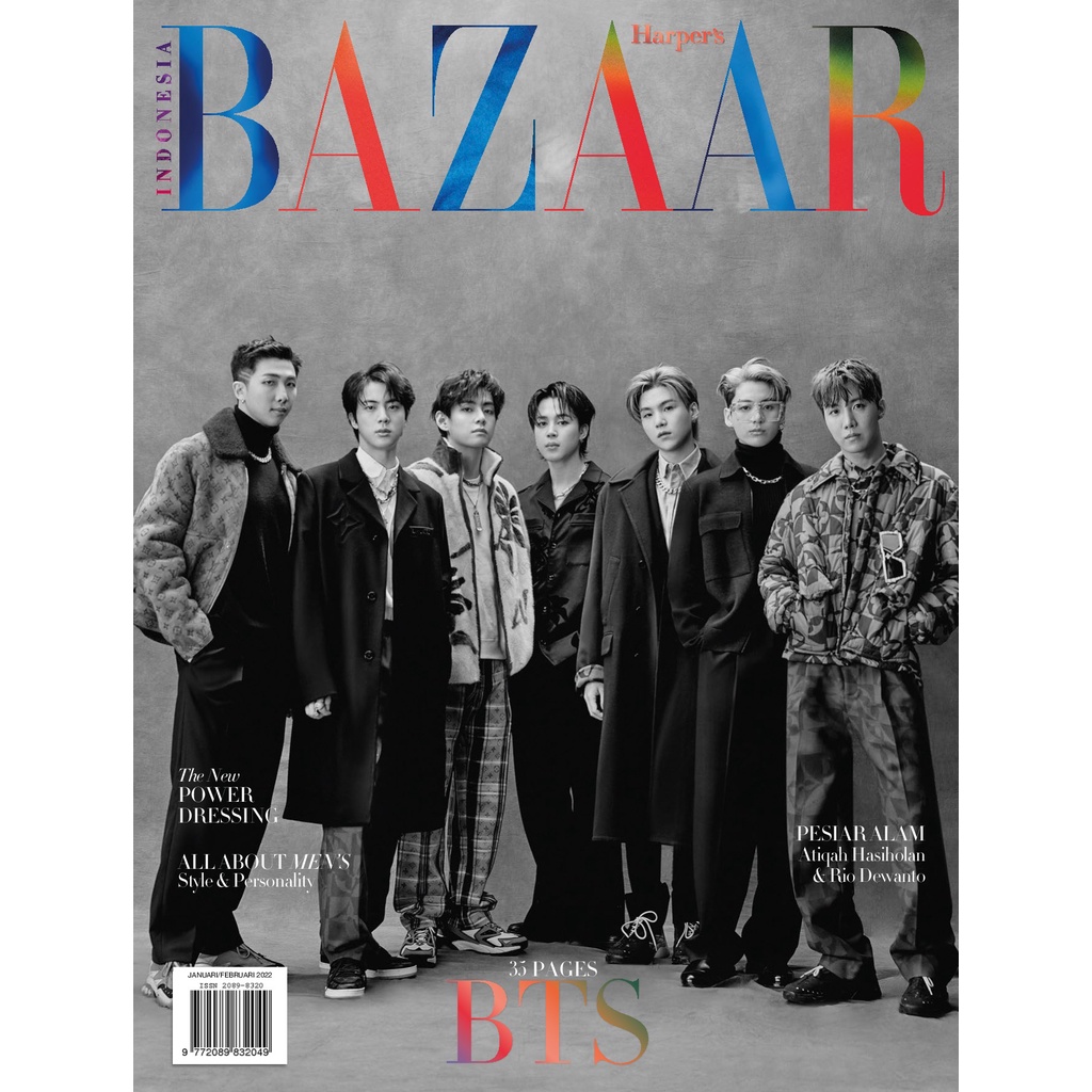 Majalah Bazaar Indonesia Edisi BTS - Grey Cover (BOOKED - JANGAN DI-CHECKOUT)
