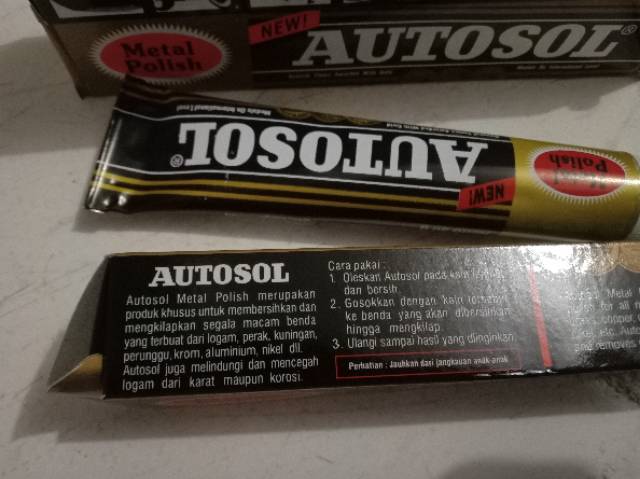 Autosol Metal Polish 50G pembersih logam Pengkilap Logam