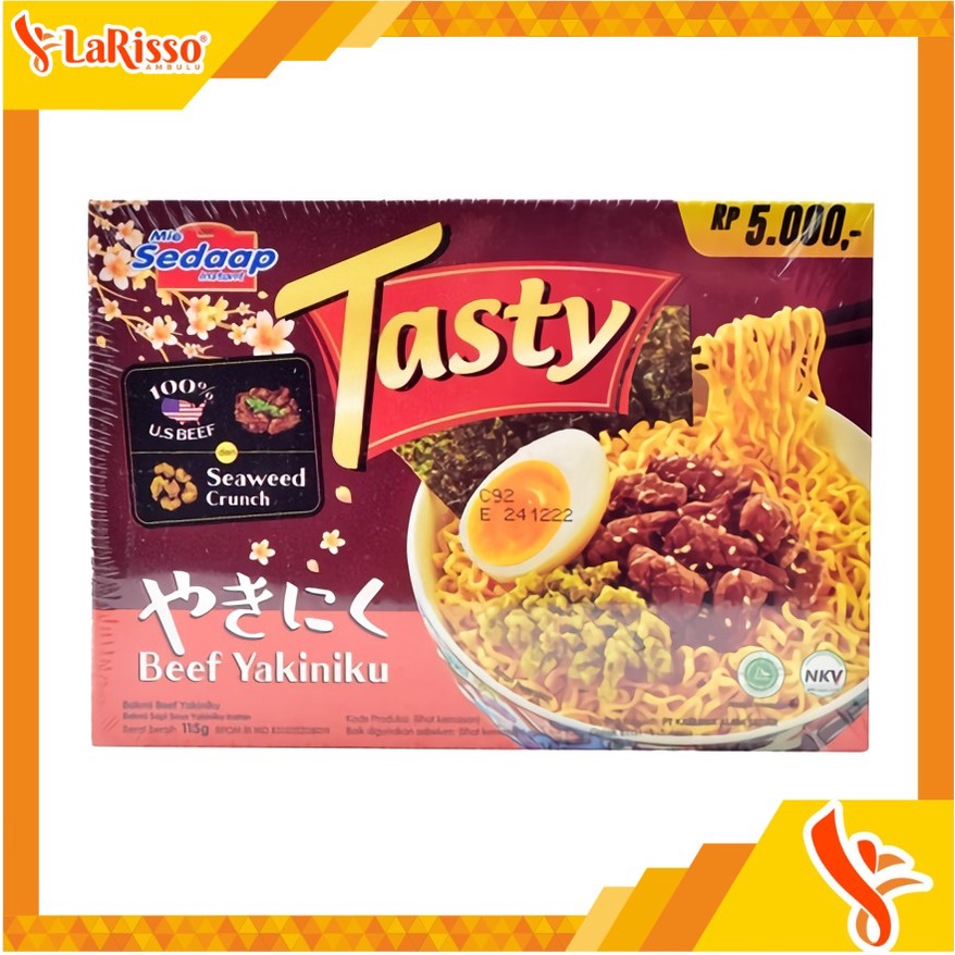 

MIE SEDAAP TASTY 115GR BEEF YAKINIKU