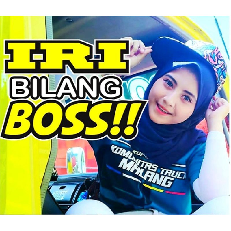 

STICKER PRINTING GAMBAR CEWEK DECAL PRINT STICKER IRI BILANG BOSS STICKER
