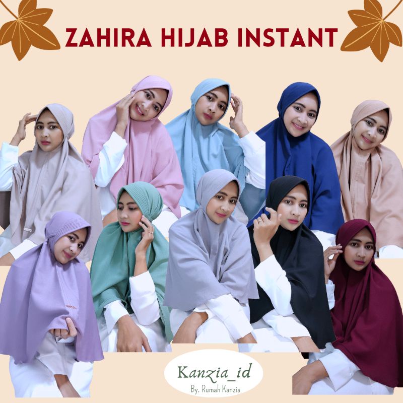 Zahira Hijab Instant/Hijab Premium/Hijab Instant/Hijab Pad