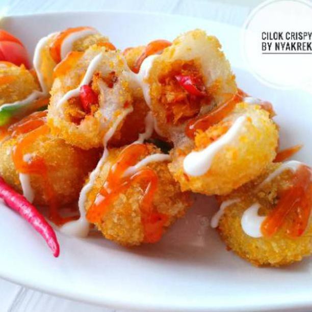 

Pasti Ready Cilok Crispy Goreng Isi Ayam Pedas