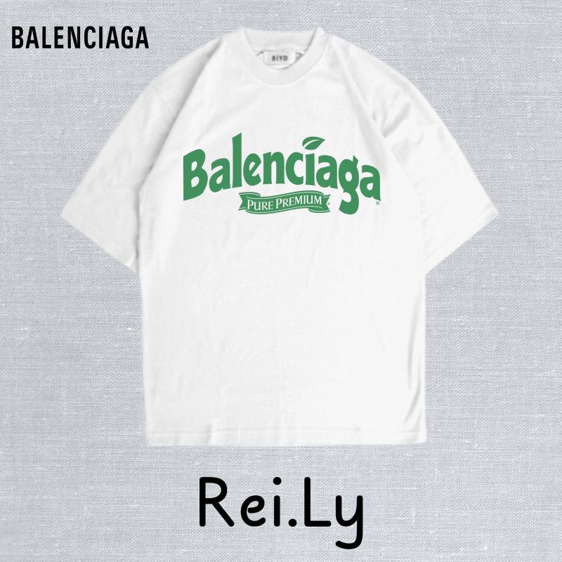 KAOS T-SHIRT BALENCIAGA - Baju Distro Mewah Simple Kekinian / PUTIH / DEWASA / PRIA / ROCK / WANITA 