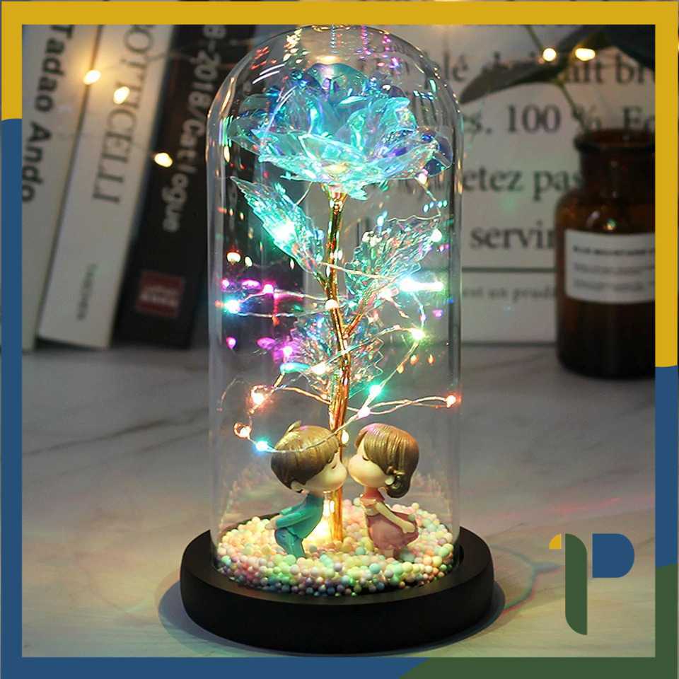 [100% ORIGINAL] Bunga Mawar Lampu LED Dekorasi Rose Kissing Kraft  TaffLED MSFRG-A015 [PONG15]