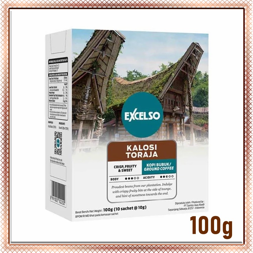 

excelso kopi toraja coffee 100g KALOSI TORAJA