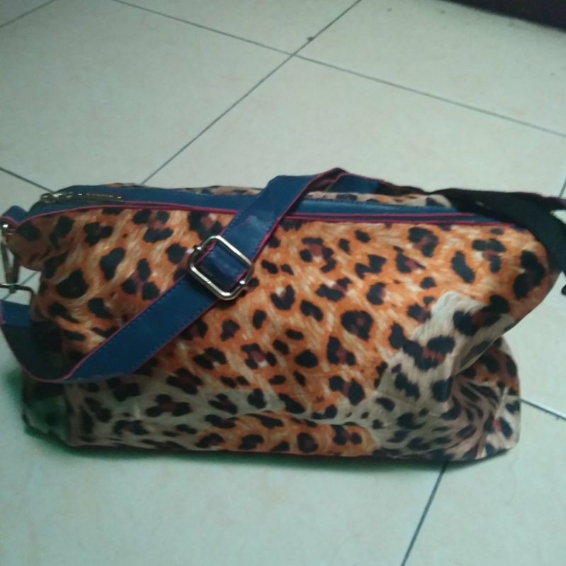 tas motif leopart, pl