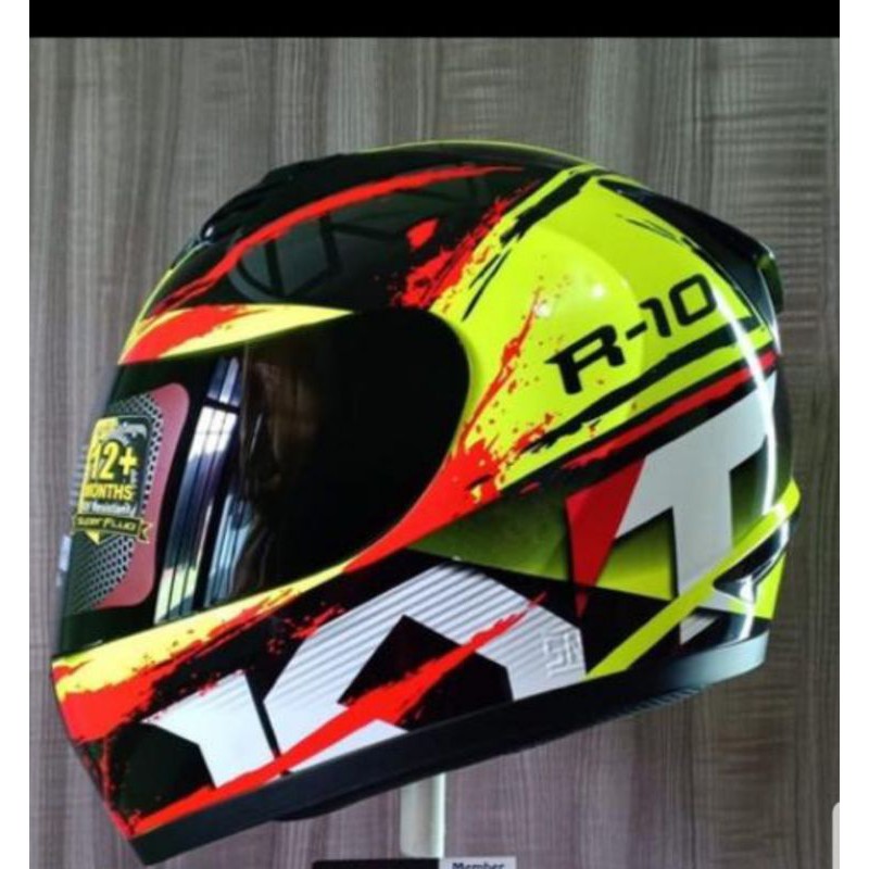 Helmet Kyt R10 #2 Yellow Fluo