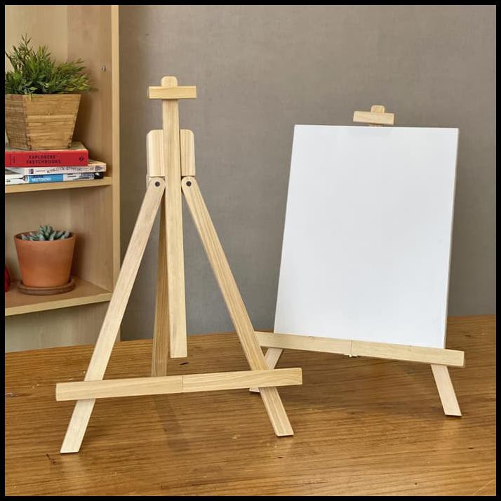 

Easel Sandar Lukis Kanvas Kayu