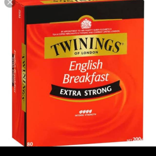 

Twinings English breakfast Extra strong 80pcs