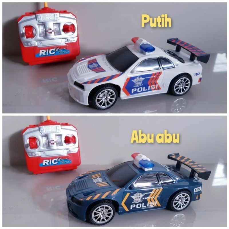 Mainan Rc Car Sedan Police Mobil Remote Control Polisi Anak Laki Cowok Remot Kontrol