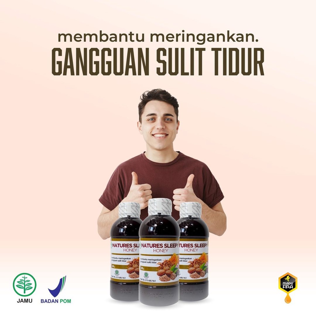 Madu Natures Sleepy Obat Susah Tidur Insomnia Herbal Lelap Tidur Imsomnia