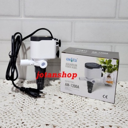 Amara AM 1200 A AM-1200 AM1200A Mesin Pompa celup Power Head PH Filter Aquarium aquascape