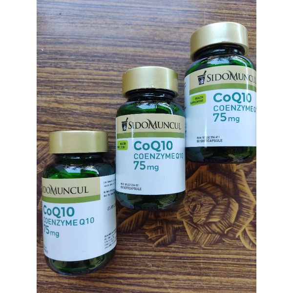 Sido Muncul CoQ10 CoenzymeQ10 75mg softcapsule antioksidan Radical bebas