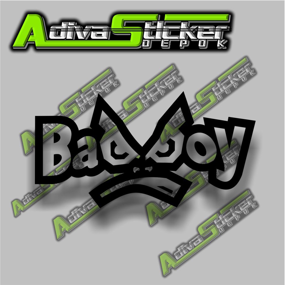 STIKER CUTTING BADBOY