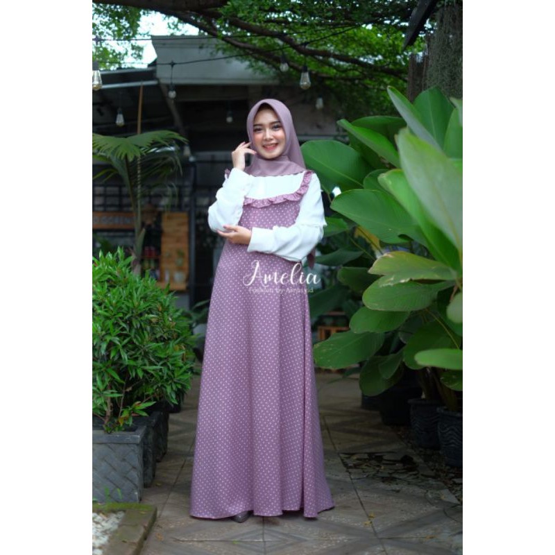 POLKADOT DRESS BY AMELIA FASHION