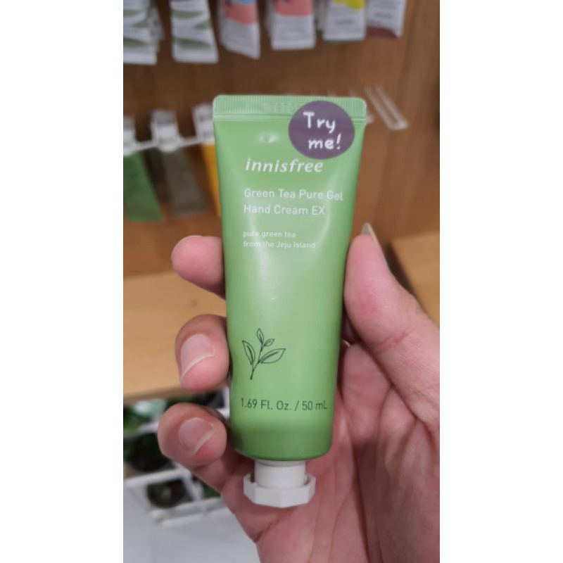 Green tea pure gel hand cream 50ml