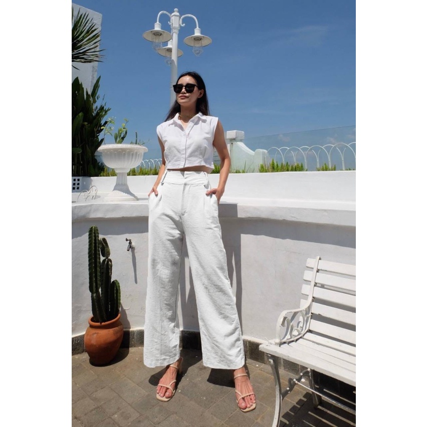 FWR - CELANA PANJANG LINEN PANTS 2295