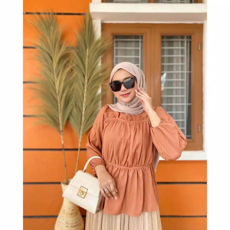 [F.C] COD - Sorya Blouse Atasan Blus Muslim Fashion Wanita Terlaris