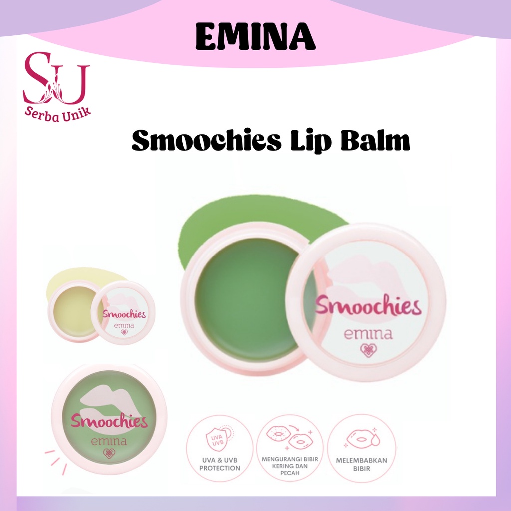 Emina Smoochies Lip Balm 3.7g | Pelembab Bibir