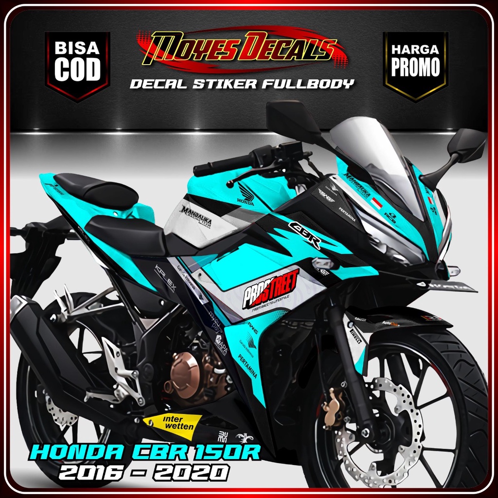 Stiker Decal CBR 150R Design Mandalika Custom