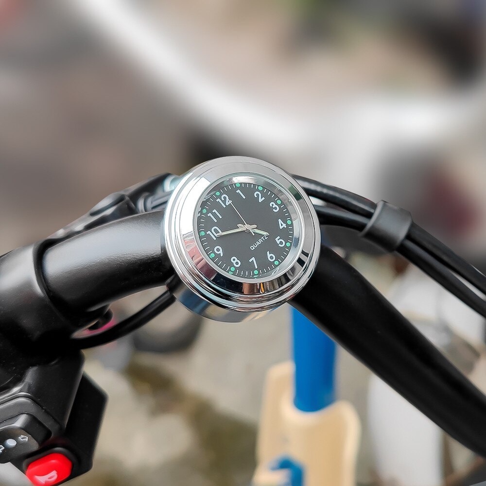 YGRETTE - BICYCLE WATCH CLOCK HANDLEBAR JAM UNTUK DI STANG SEPEDA HANDLEBAR WATERPROOF ALUMINIUM