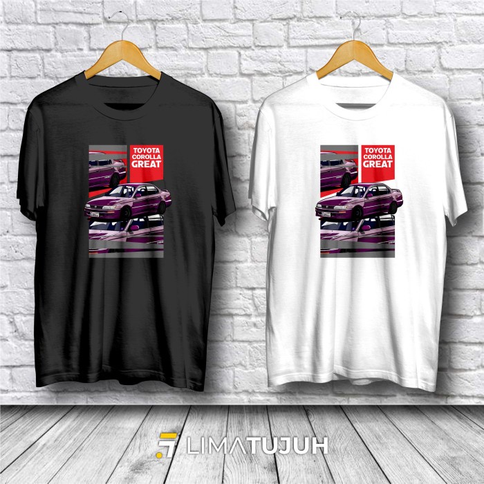 Kaos Toyota Corolla Great Baju Otomotif
