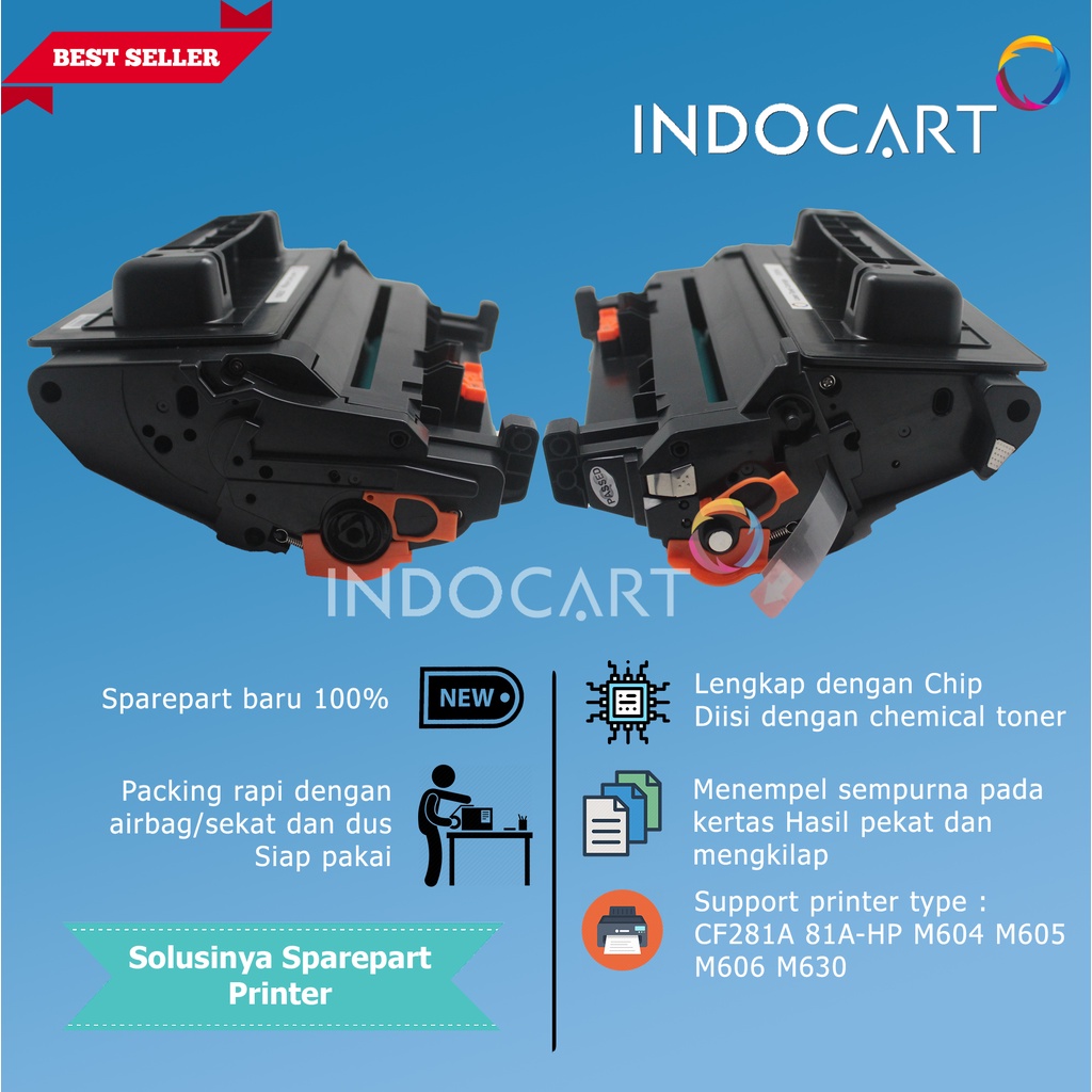 Toner Cartridge Compatible CF281A 81A-Printer LaserJet HP M604 M630