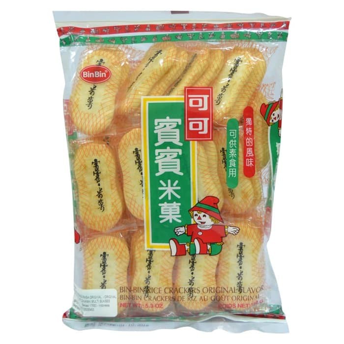 

Bin Bin Rice Crackers Original 150Gr