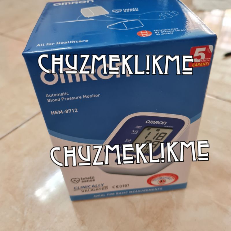 Omron blood pressure monitor 8712/Alat tensi Omron 8712/Alat tes tekanan darah Omron 8712