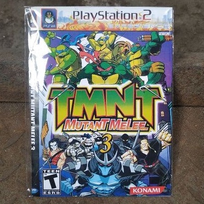kaset PS2 TMNT mutant melee