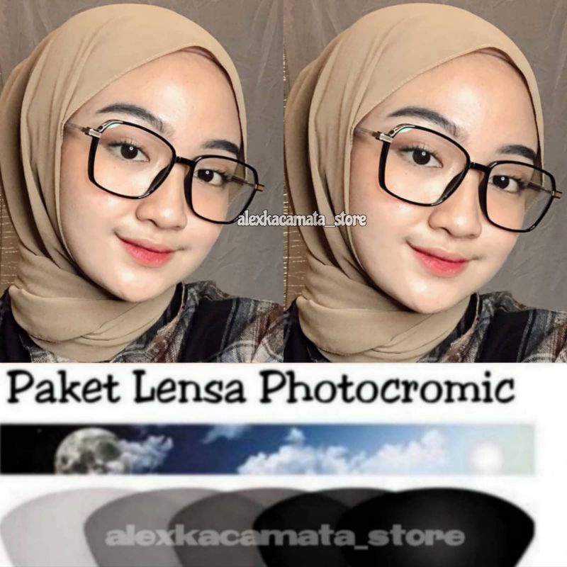 KACAMATA MINUS WANITA KACAMATA ANTIRADIASI KACAMATA PHOTOCROMIC WANITA KACAMATA FASHION KACAMATA 829