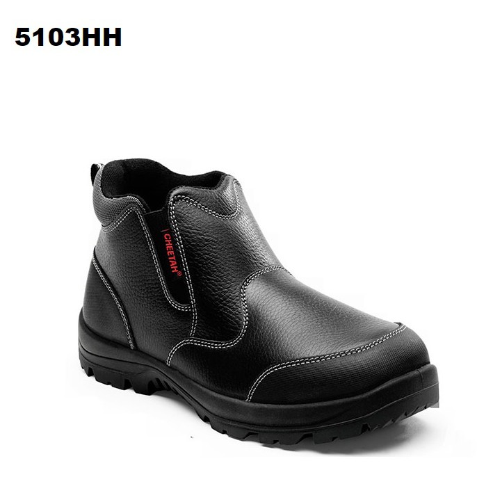 Sepatu Kerja PRIA COWO LAKI Proyek Safety Boots Shoes Cheetah Comfy 5103 HH Hitam