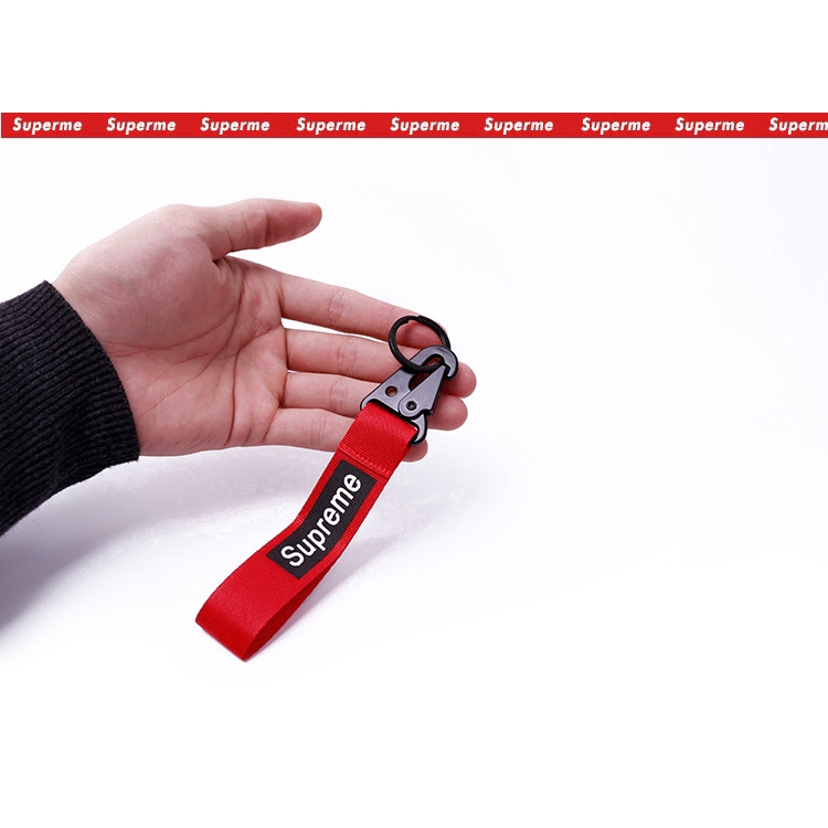 Supreme Car Keychain Key Chain Creative Key Keyrings