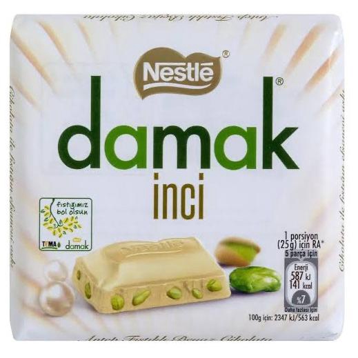 

NESTLE DAMAK INCI Coklat Nestle White Chocolate Pistachio Turkey 60gr