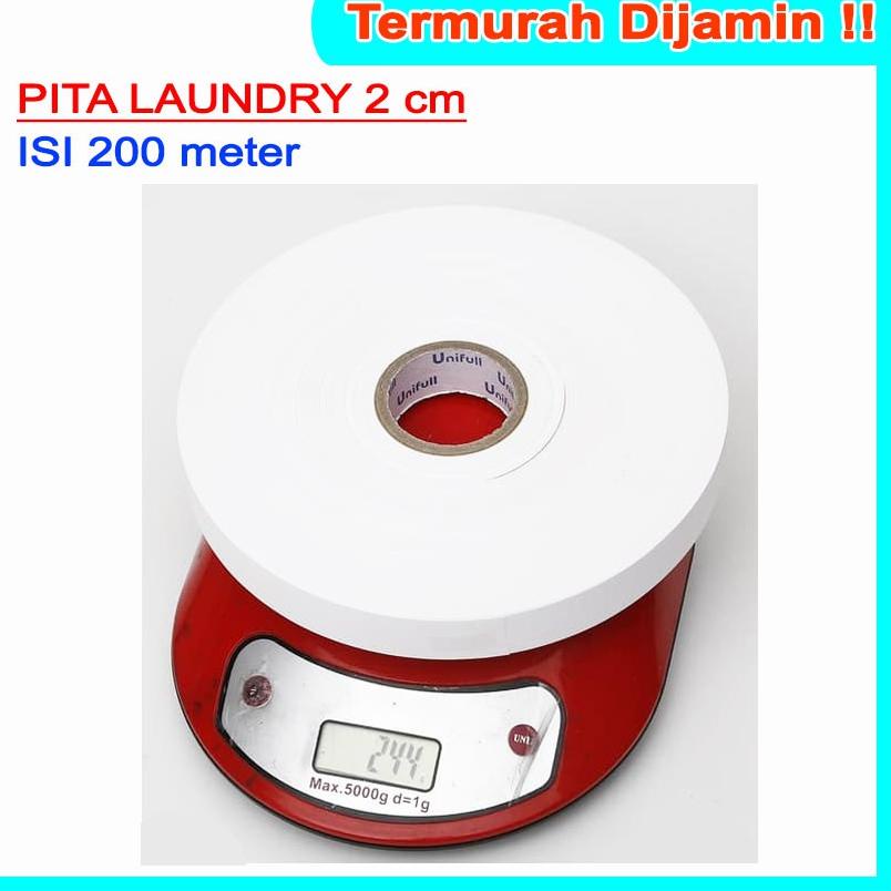 

[PROMO 0J867] PITA LAUNDRY TAFFETA LABEL PENANDA ROLL KAIN KERTAS 20 mm 2 cm 200 meter Sale