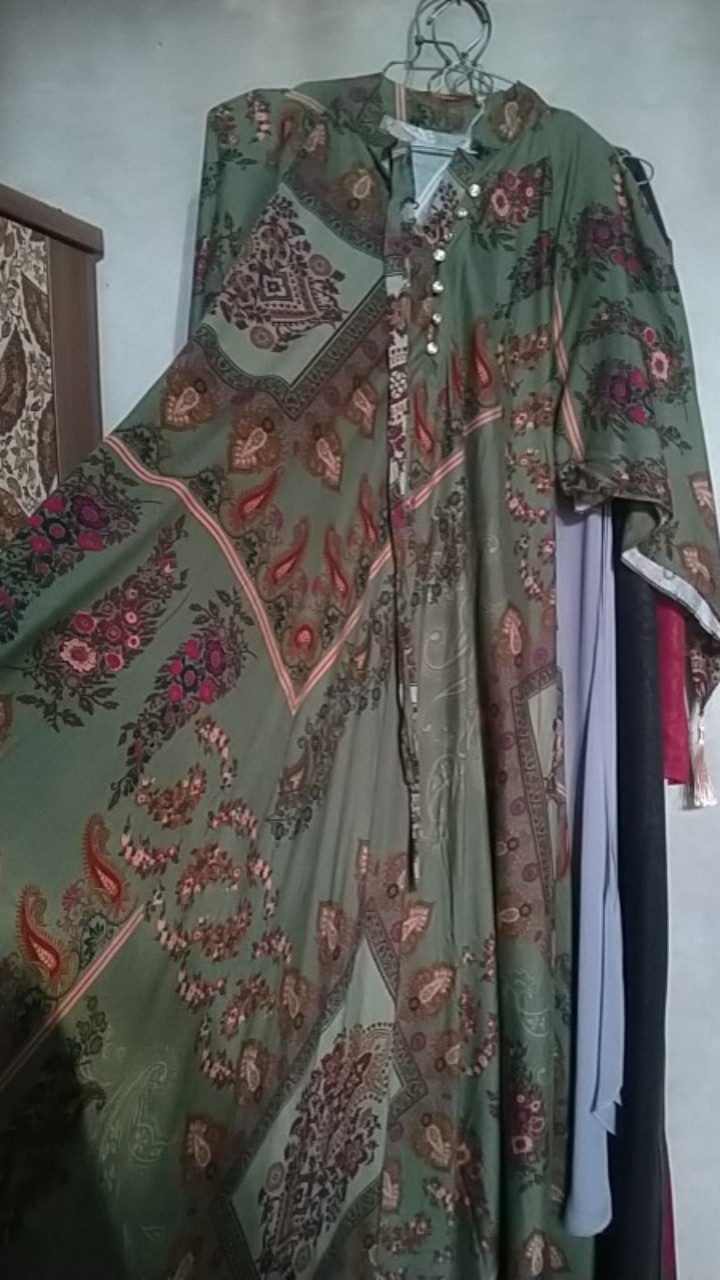 Faraza Syafara Ori Disha (gamis Batik Rayon Jumbo)