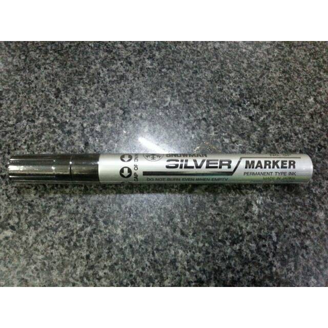 

Bagus Spidol Snowman Marker Permanent Silver Limited