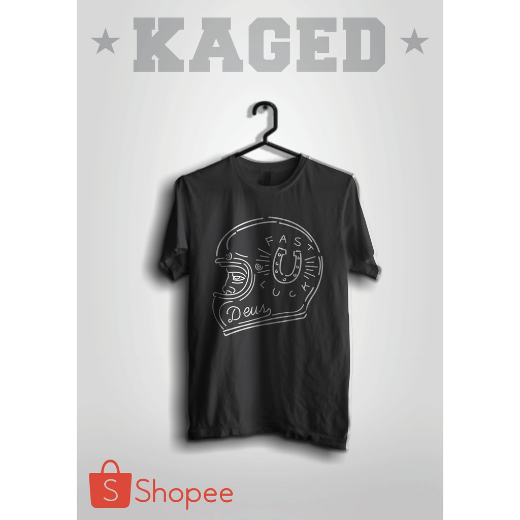 KAOS FAST LUCK DEUS KAOS DEUS KAOS DEUS MURAH KAOS DEUS ORIGINAL KAOS MOTOR #WARNAHITAM